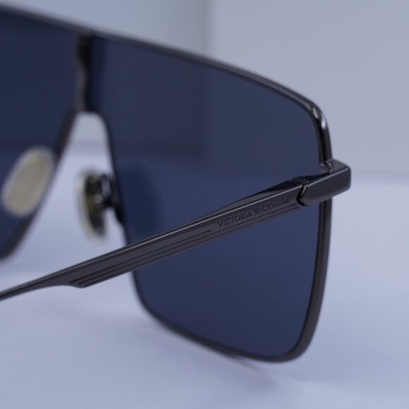 Victoria Beckham VB238S 041 Shield Sunglasses – Gunmetal/Blue - Picture 9 of 10